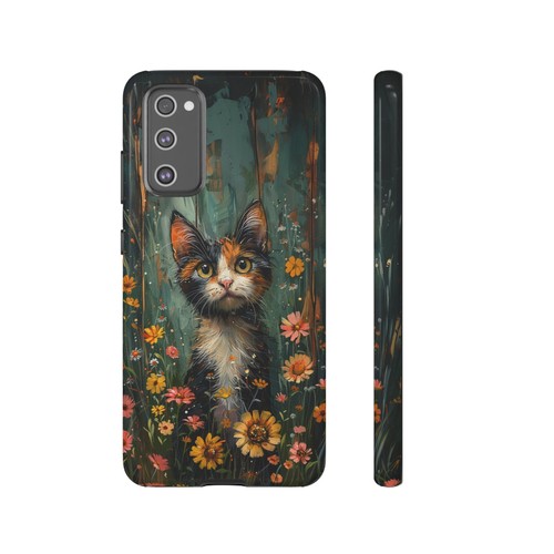Calico Cat Flowers Pastel - Phone Ink Cover Case for iPhone, Galaxy, Pixel - 第 278/281 張圖片