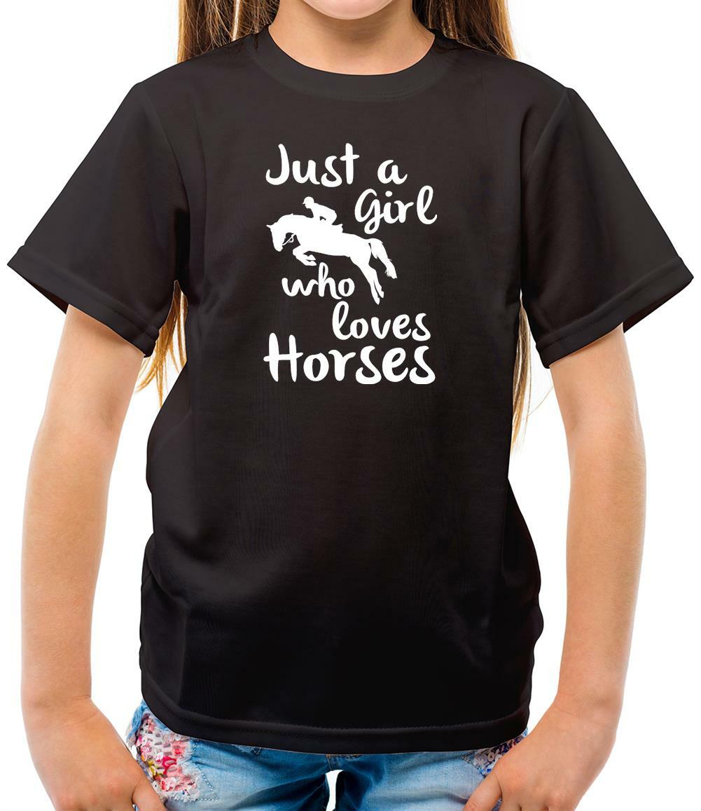 T-Shirt Enfant Cavalliera à Motif Cheval - Taille 140-146 (8-10 Ans), Occasion Très Bon État