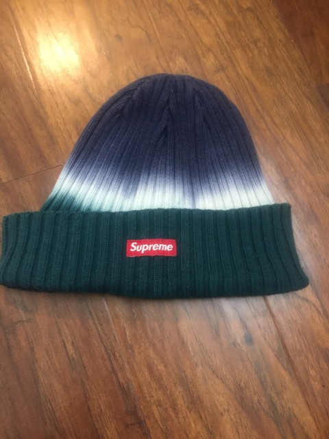 supreme tie dye beanie