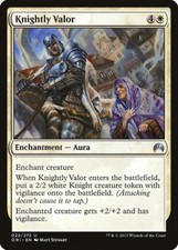 4x Knightly Valor - NM/LP - Magic Origins - SPARROW MAGIC