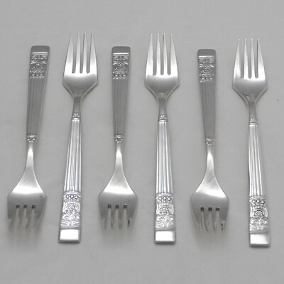 WINDSOR Design Arthur Price County Plate Silver Service Cutlery 6 Dessert Forks