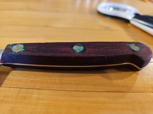 RARE VTG SPRECHER SUPERCUT SERRATED STAINLESS XL CHEF'S KNIFE BLADE 10" FRANCE - Picture 2 of 14