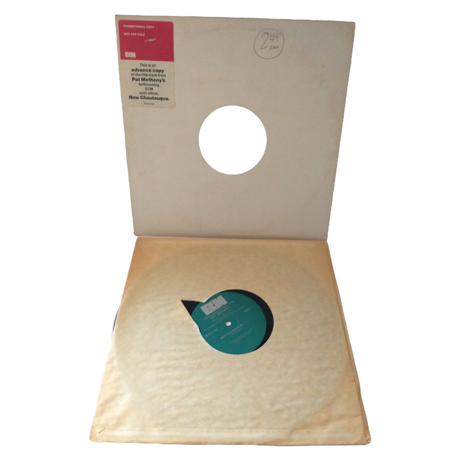Pat Metheny Promotional Record Chautauqua 1979 33RPM Vinyl Copy  Ecm Album 