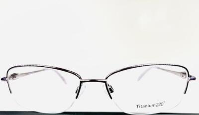 New Titanium220 T220-02 Lilac Titanium Eyeglasses 52/17/135