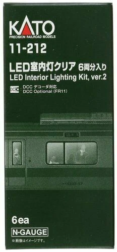 KATO Version 2 Échelle N Set d'Éclairage Intérieur LED - Pack de 6 (11-212)