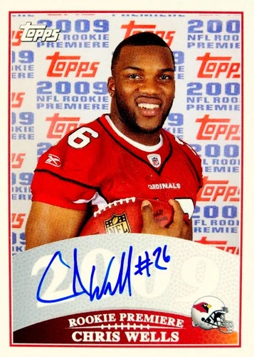 2009 Topps Chris Wells #RPA-CW