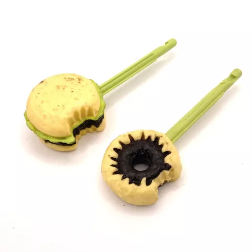 1997 Extreme Ghostbusters Slimer Action Figure Food Missile Accessory Part Lot