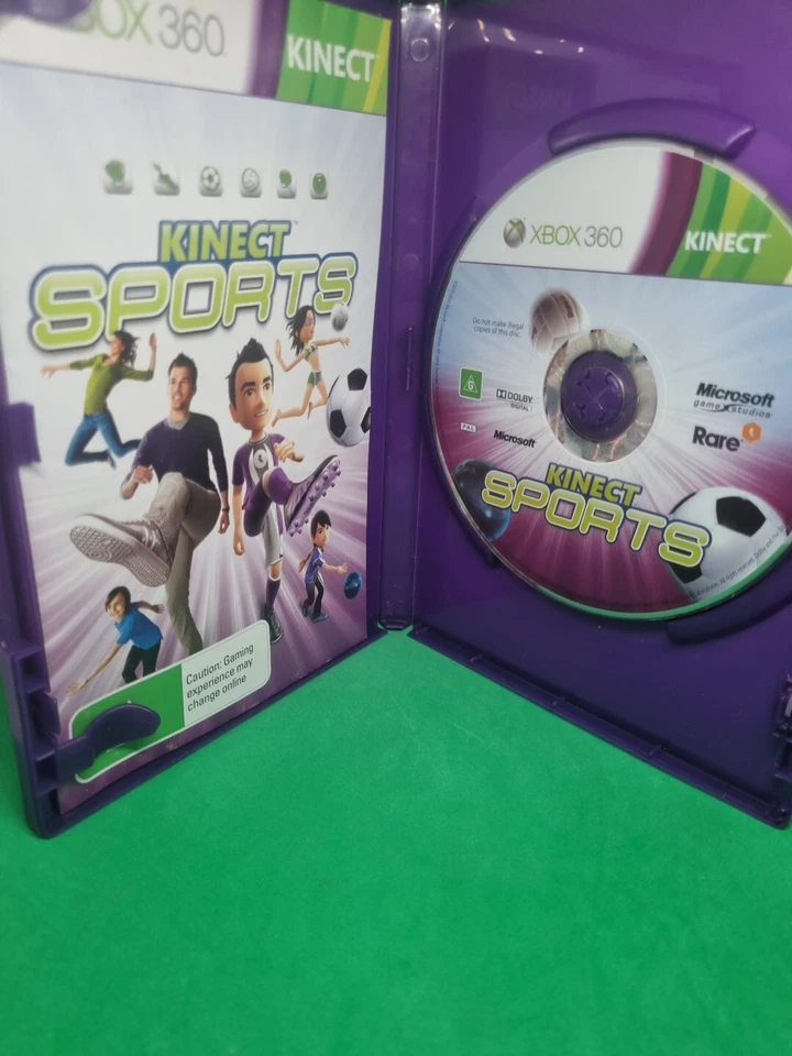 Kinect Sports Microsoft XBOX 360  Aus PAL - Complete w manual - Tested - Image 2 of 3