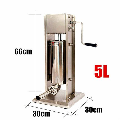 3/5/7L Liters SalaMaker Standard Stainless Steel Meat Sausage Filler T - Picture 9 of 12