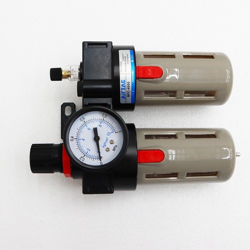 1/2 in AC FR FR&L Air Line Piggyback Filter Combo Air System Accessory Regulator - Picture 3 of 10