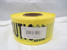 Empire Caution Barricade Tape Yellow/Black 3" x 1000 Ft 77-1001