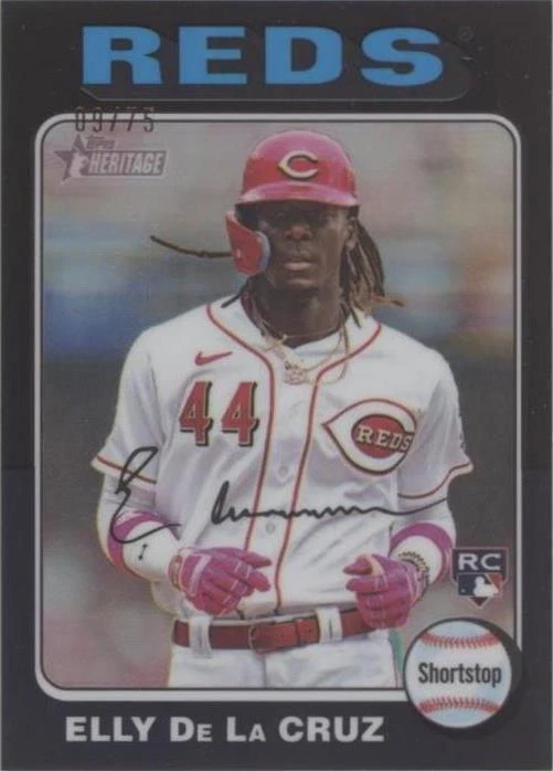 【激レア】 Topps Elly De La Cruz 25枚限定 PSA10 Topps Heritage Elly De La Cruz #473 2024 for sale | eBay