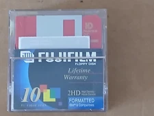 FUJIFILM 2 HD HIGH DENSITY 3 1/2" FLOPPY DISKS COLOR 10 PACK NEW!