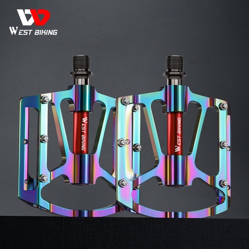 WEST BIKING 3 Sealed Bearing Bicycle Pedals Aluminum Bike Pedals 9/16 in a Pair - Picture 51 of 60