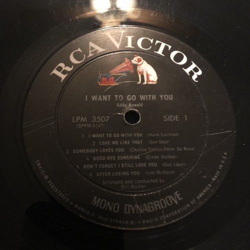 Eddy Arnold I Want To Go With You Vintage Vinyl Record Album - Picture 4 of 6