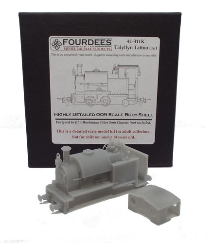 Fourdees Limited Talyllyn Tattoo Locomotive 009 / OO9 Kit for Bachmann chassis - Picture 4 of 20