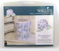 Wallies Wallpaper Cutouts 25 Hydrangeas #12148 NEW