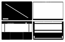 Sticker Skin Cover for ASUS M16 Air GU605M 16" 2024 Laptop Carbon Vinyl Decals