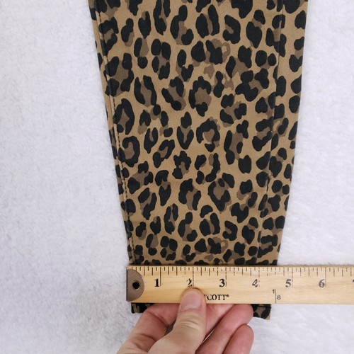 Levis 720 Jeans High Rise Super Skinny Leopard Print Size 28 Tan Animal - Picture 7 of 12