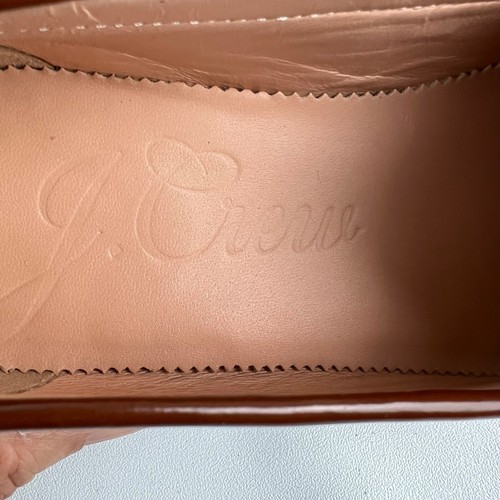 J Crew Womens Winona Penny Loafers Brown Italian Spazzolato Leather size 6 - Picture 11 of 16