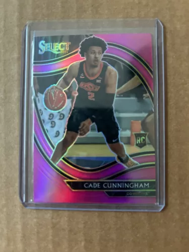 2021-22 Chronicles Select Draft Picks Cade Cunningham #276 Pink Prizm Rookie RC