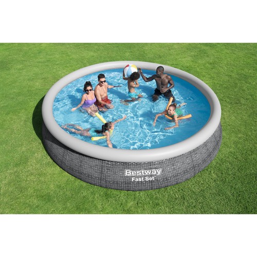 Bestway Fast Set Inflatable Above Ground Swimming Pool w/ Filter Pump - Picture 10 of 38
