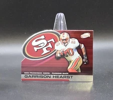 2002 Pacific Atomic GARRISON HEARST Die-Cut Card #87 San Francisco 49ers