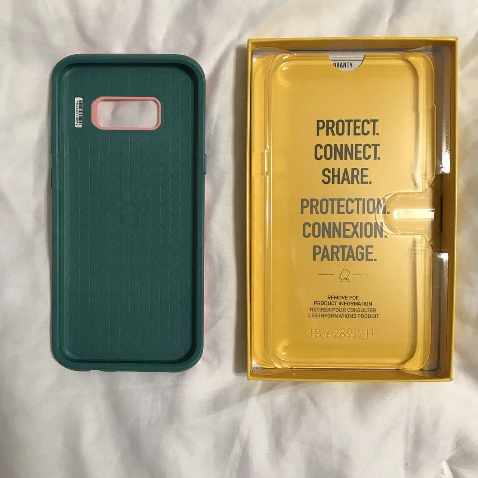 NEW Otterbox Symmetry Phone Case for Samsung Galaxy S8+ Pink and Teal - Image 4 of 4