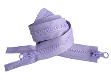 27 Inch YKK #5 VISLON 2-Way Medium Weight Molded Plastic Separating Made in USA