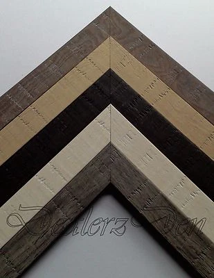 FRAMERDEN ShabbyChic MADERA EFECTO IMAGEN PÓSTER MARCO FOTO Negro Blanco A1 A2 A3 A4