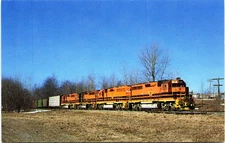 Postcard Rochester Southern Shortline Born July 21 1986 Bliss New York Train