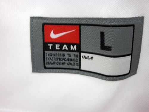 MAILLOT DE BASKETBALL NIKE BOYS YOUTH TEAM BASELINE BLANC/NOIR TAILLE GRAND 30 $ - Photo 3/7
