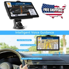 Vehicle GPS Navigation Touch Screen Maps Spoken Direction Car/Truck 7" Display