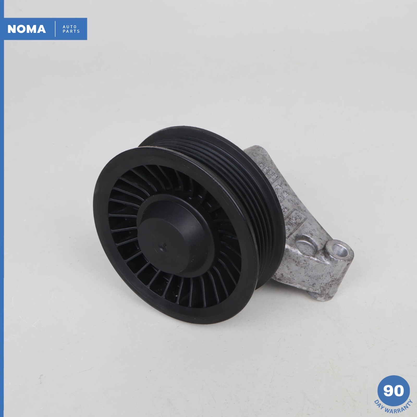 2014 Jaguar X152 F-Type Engine Lower Belt Idler Pulley Bracket w/ Pulley OEM 68k