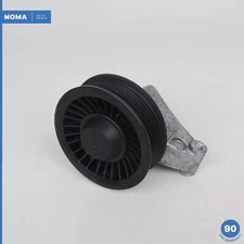 2014 Jaguar X152 F-Type Engine Lower Belt Idler Pulley Bracket w/ Pulley OEM 68k