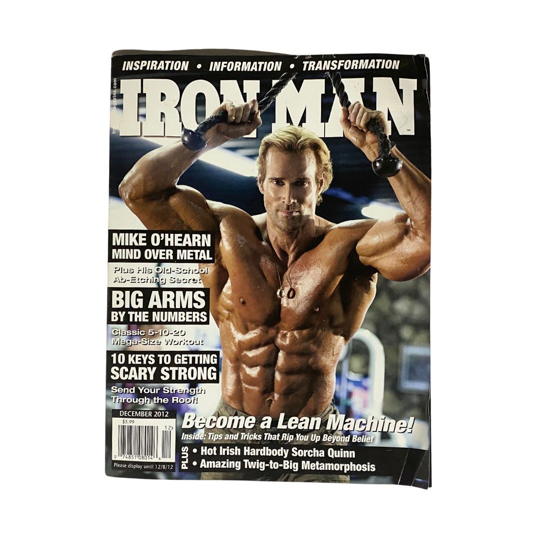 Iron Man Magazine December 2012 Mike O'Hearn Cover No Label