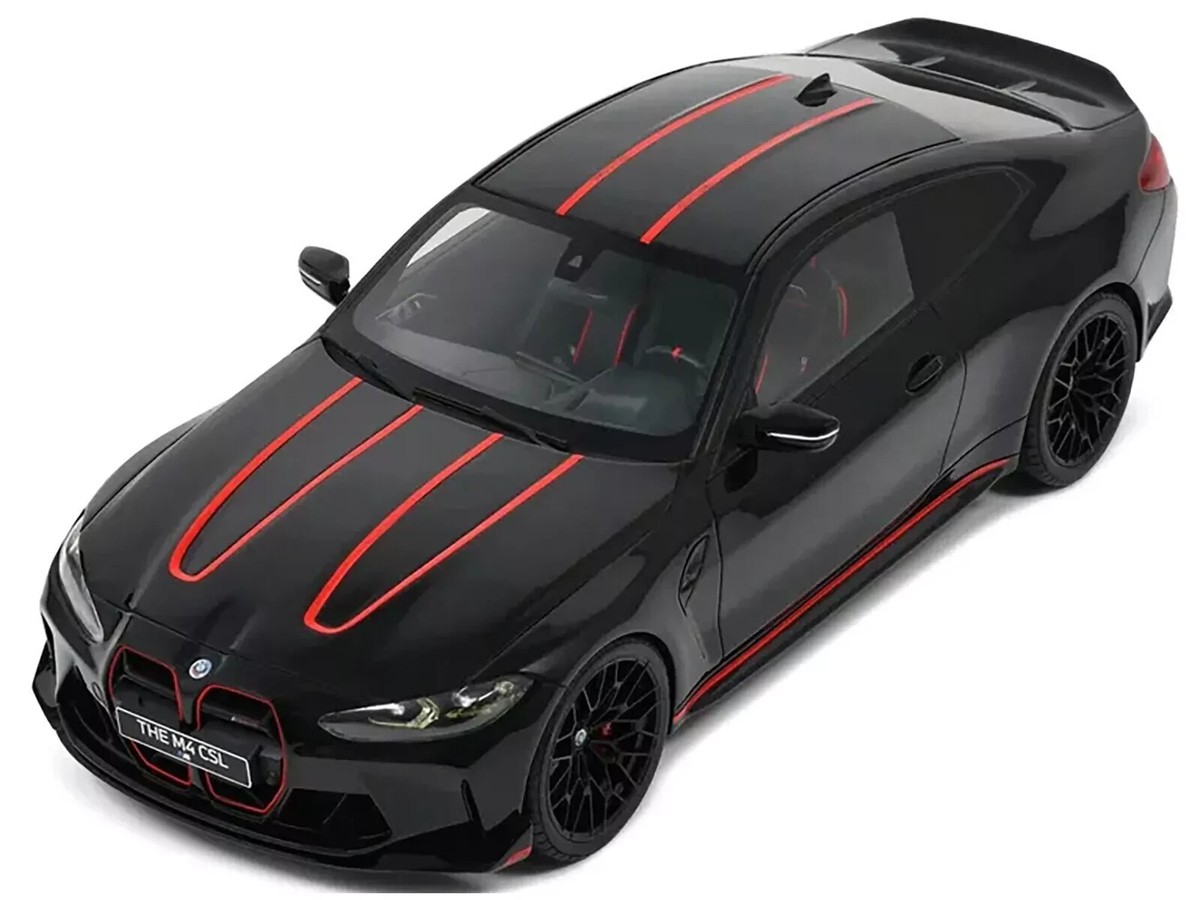 GT Spirit BMW M4 CSL BLACK W/ RED STRIPE GT904 1:18*New*LAST
