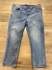 The Perfect Jean NYC SLIM THICK Cowboy Tinted Mens 38X28 Blue Denim Jeans TPJ