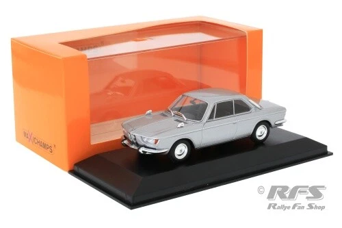 BMW 2000 CS silber silver 1:43 Minichamps Maxichamps