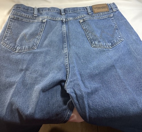 Pantalones de mezclilla de trabajo Wrangler Riggs para hombre talla 40x 34 azul ropa resistente. - Imagen 4 de 4
