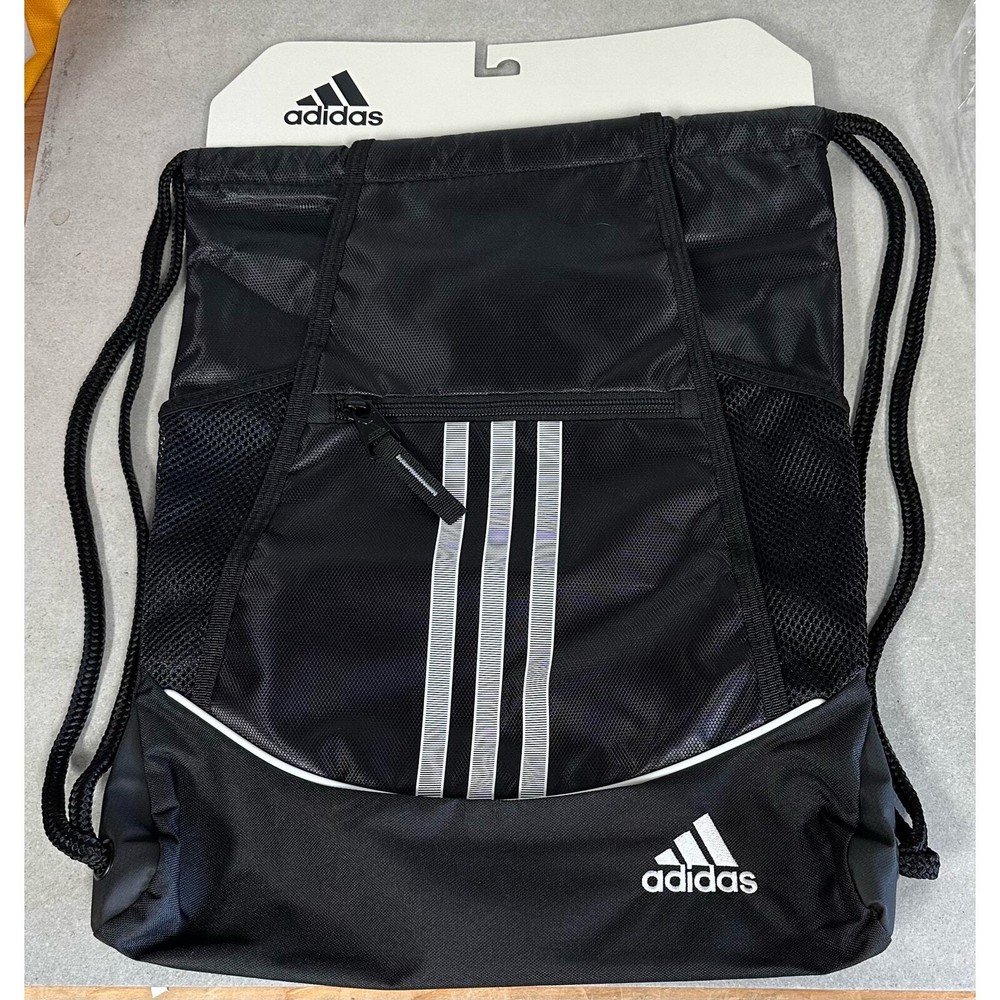 Adidas Alliance II Sackpack Black OS New with tags