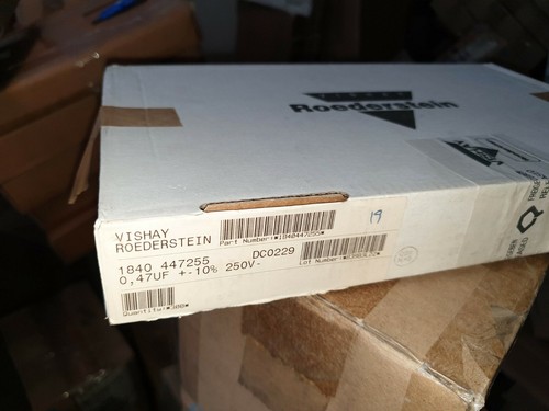 50PCS NEW VISHAY MKP1840 0.47uF 470nF 250V CAPS FOR HI-END TUBE AUDIO! - Picture 2 of 2