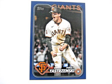 Mike Yastrzemski 2024 Topps Royal Blue Parallel Card #124