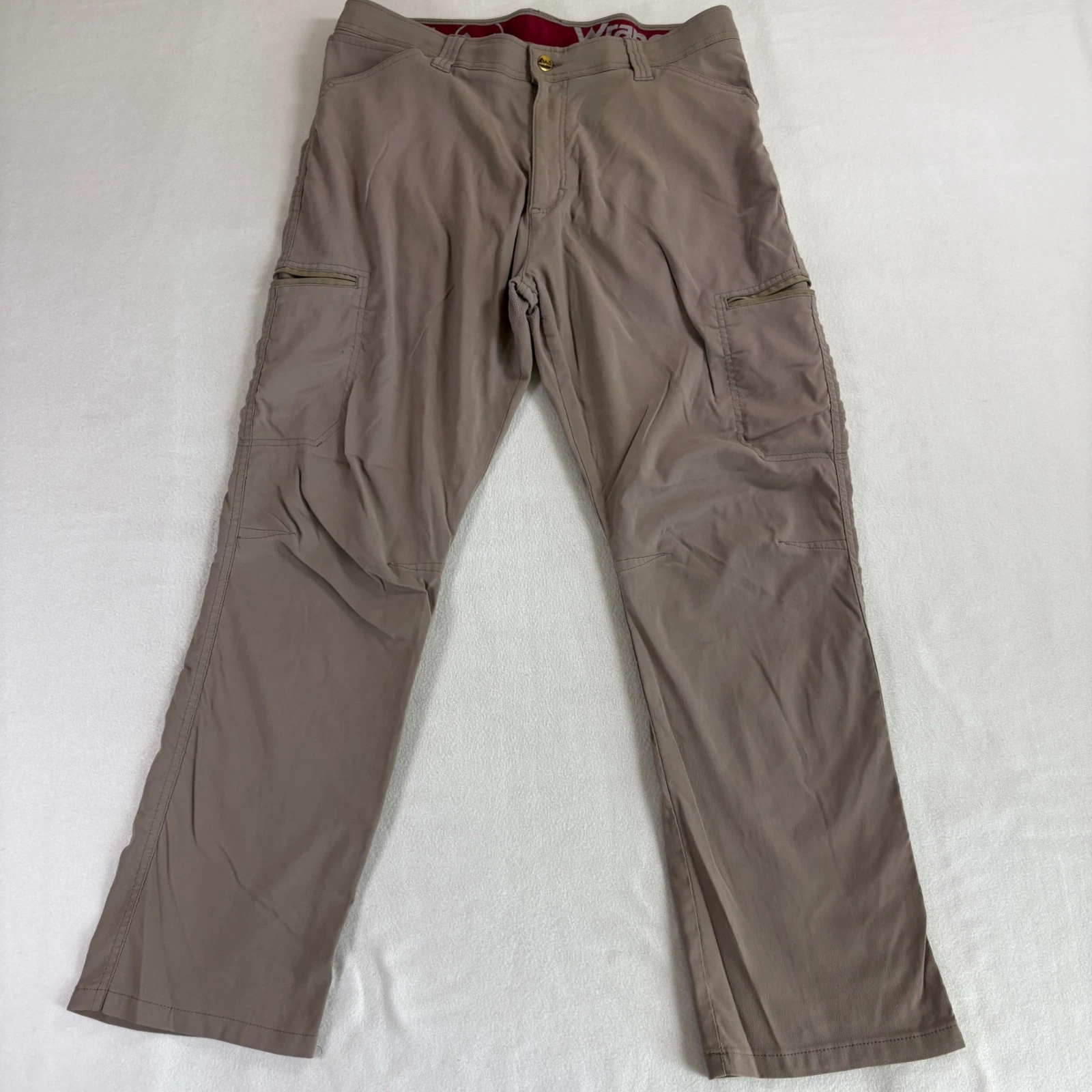 Wrangler Outdoor Cargo Pants 36x30 Stretch Nylon Hiking Tactical Khaki
Opens in a new window or tab