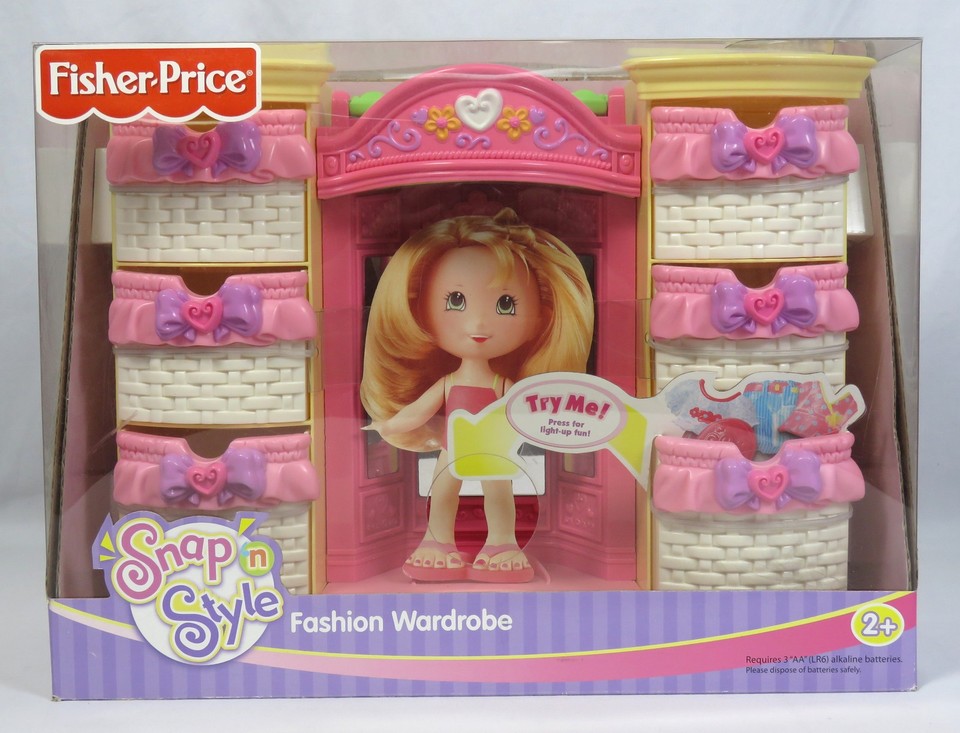 6-Piece Lot Fisher-Price Snap 'n Style Fashion Wardrobe w/5 Sets of ...
