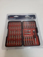Bosch 47-Piece Hex Shank Screwdriver Bit Set With Case - T4047