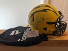 Justin Herbert Autographed Fanatics Riddell Lunar Speed Replica Helmet