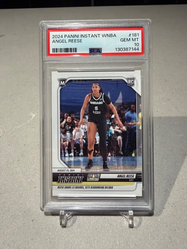 2024 Panini Instant WNBA - PSA 10 Angel Reese 1/638 #181 Rookie RC Sets Record