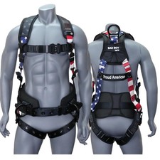Full-Body Safety Harness with Thick Support Belt