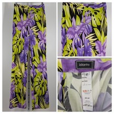 Gianni Versace Vintage 90s Istante Floral Beach Miami Rayon Raver AOP Pant 26x30